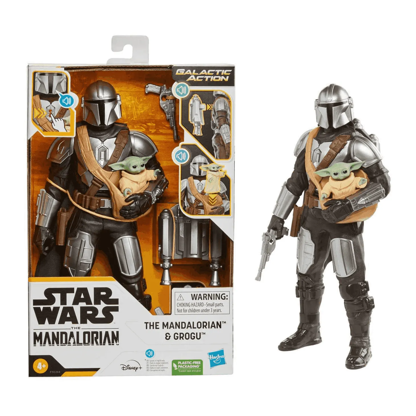 Star Wars Pack Galactic Action The Mandalorian y Grogu