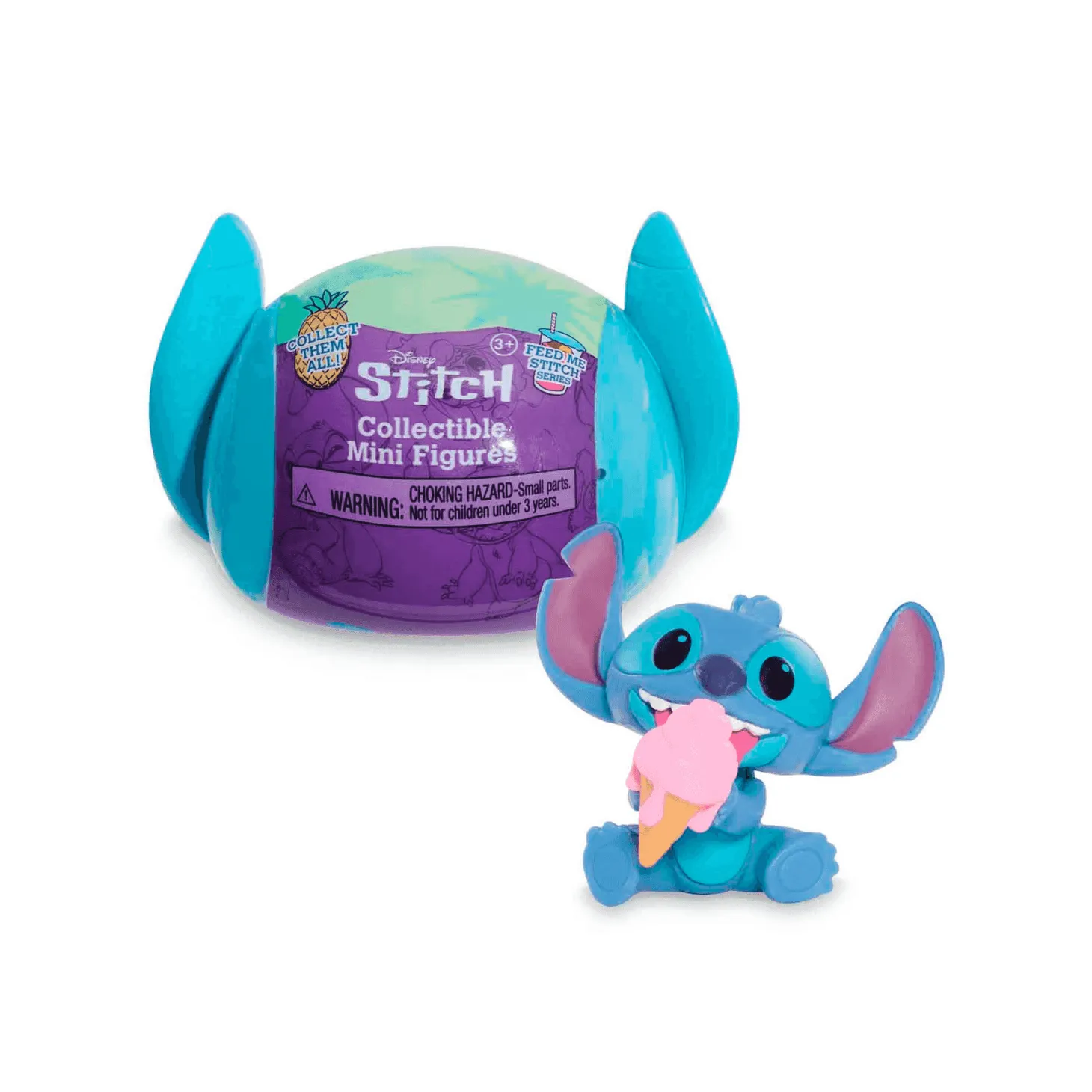 Stitch Cápsulas Mini Figuras Feed Me