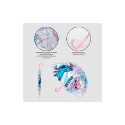 Stitch Paraguas manual poe burbuja