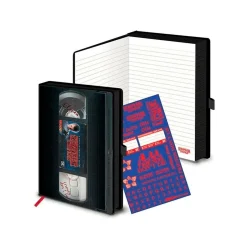 Stranger Things - Libreta A5 con diseño de VHS | Temporada 1