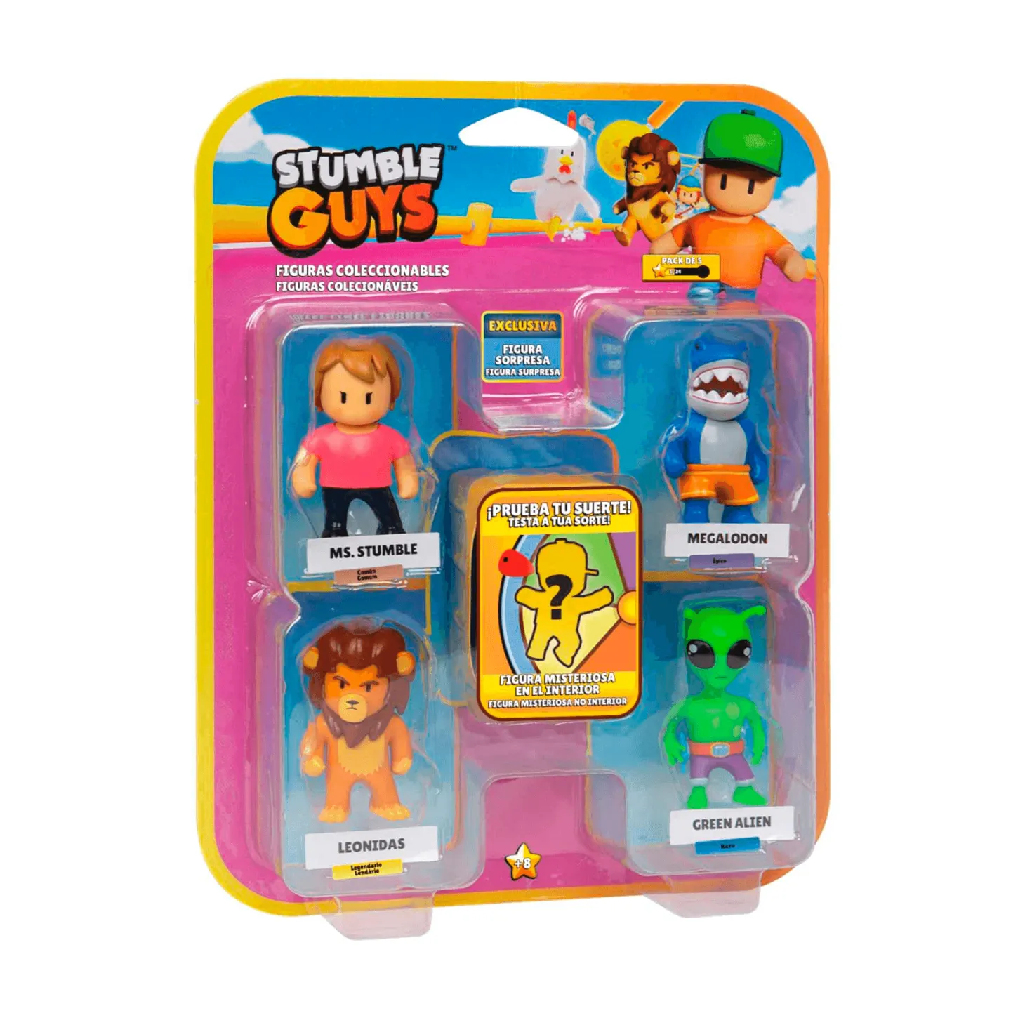 Stumble Guys Figura Pack De 5 Surtido