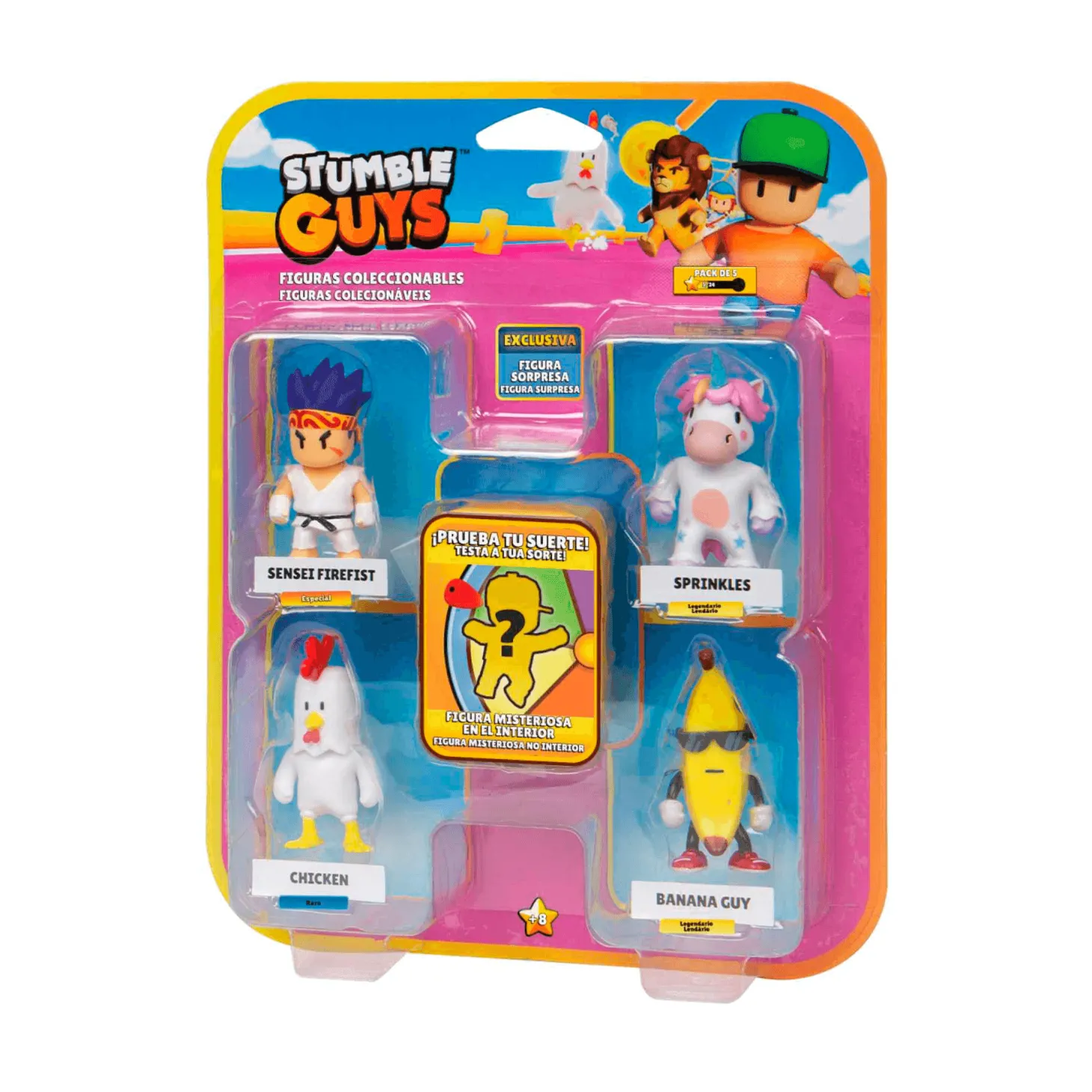 Stumble Guys Figura Pack De 5 Surtido