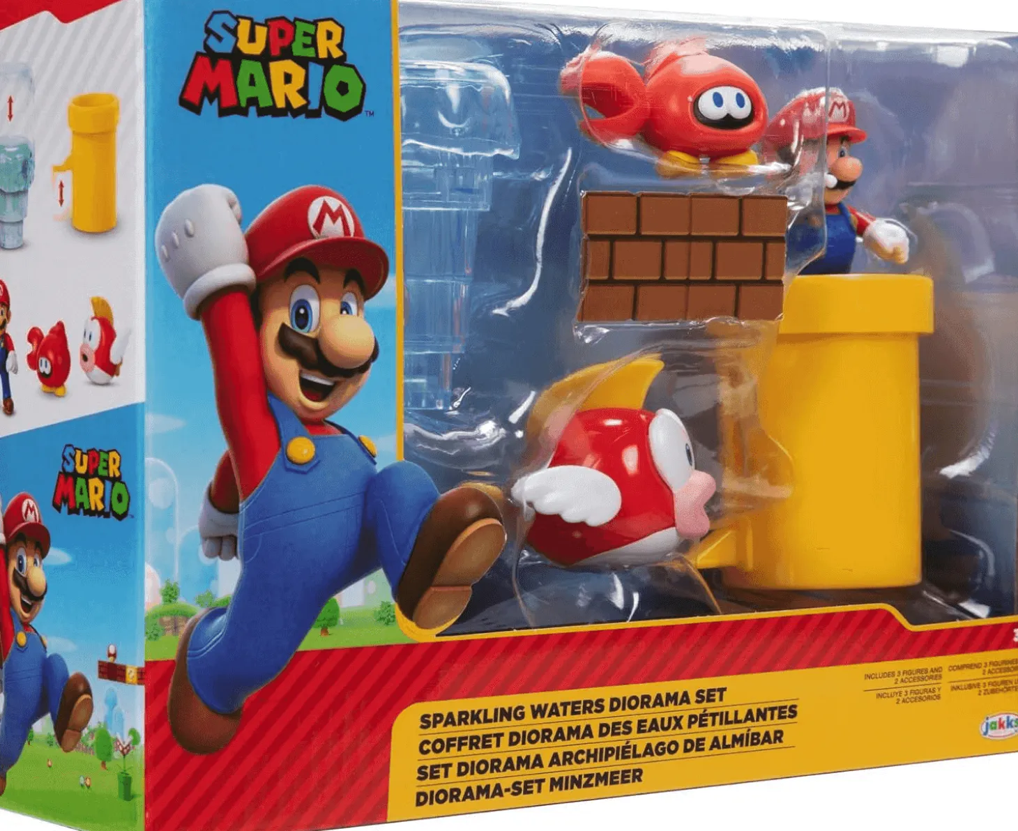 Super Mario Set Diorama Set Aguas Espumosas
