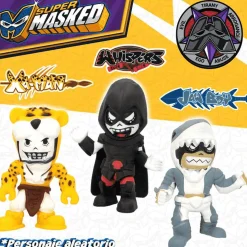Super Masked Figura Acción Stretchy