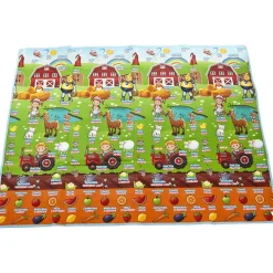 Super Robi Tapiz 2 Caras Bilingüe| Juguete Infantil