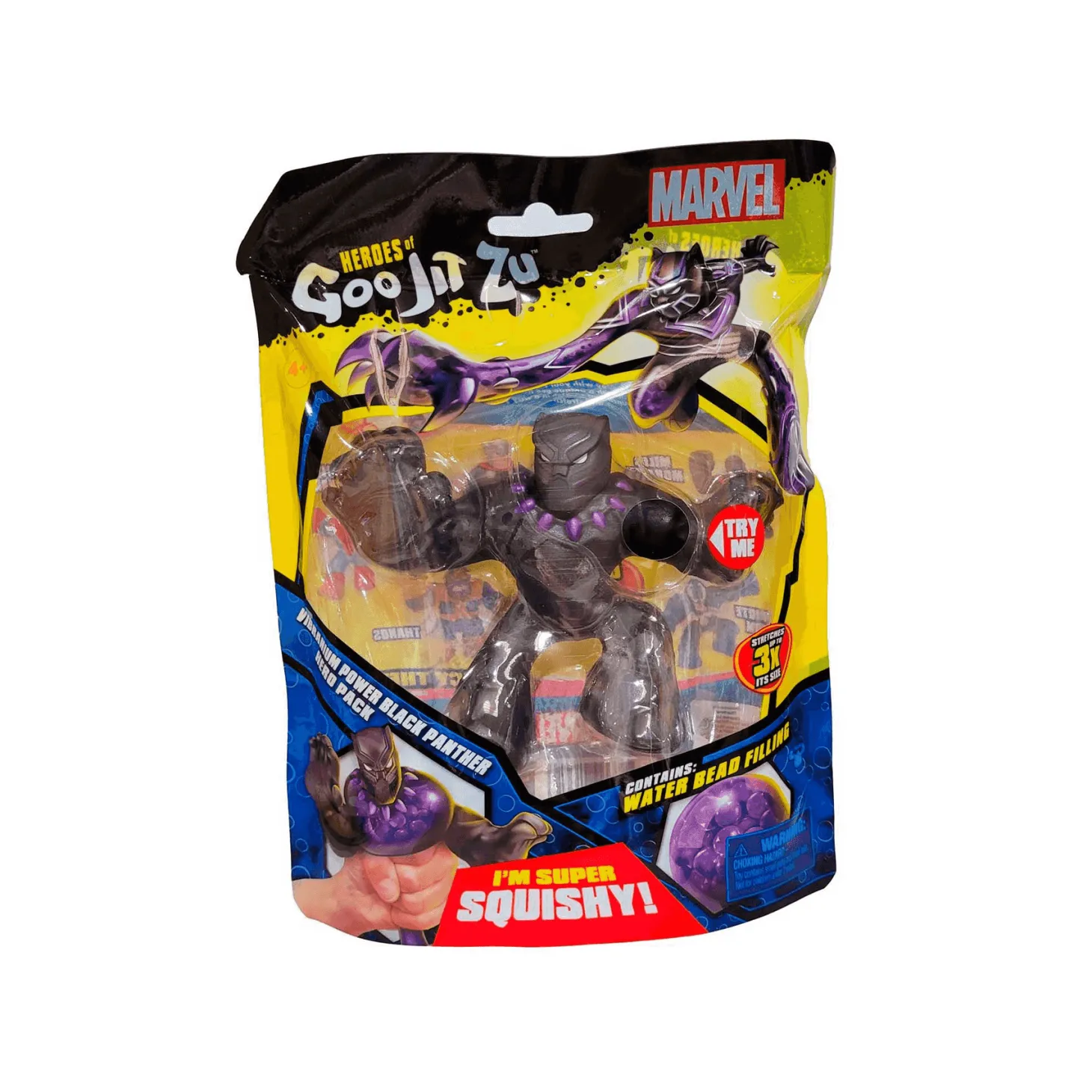 Superheroes Goo Jit Zu Figura Black Panther Serie 2