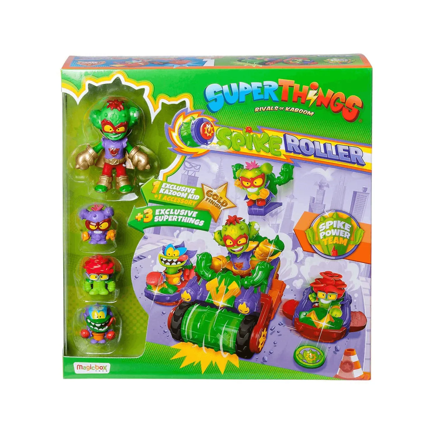 Superthings Serie 8 Kazoom Kids Vehicle Spike Roller Cactus