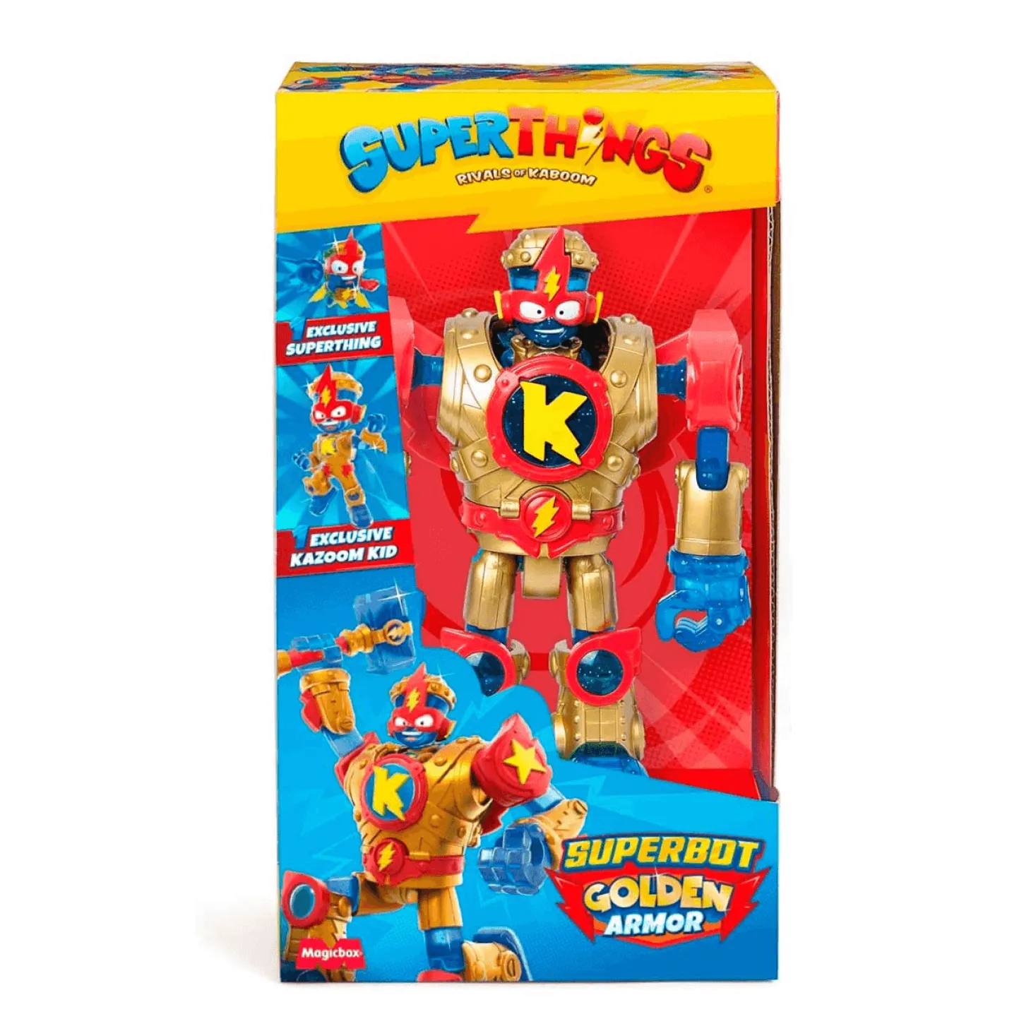 Superthings Superbot Kazoom Power Golden Armor