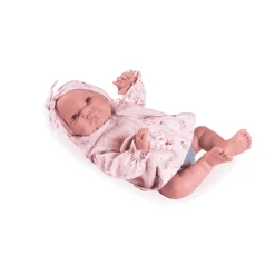 Sweet Reborn Nica con chaleco y lazo- Muñecas Antonio Juan