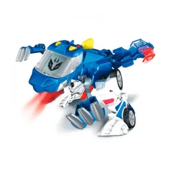 Switch & Go Dino Patrulla Tericinosaurio Coche de Policía