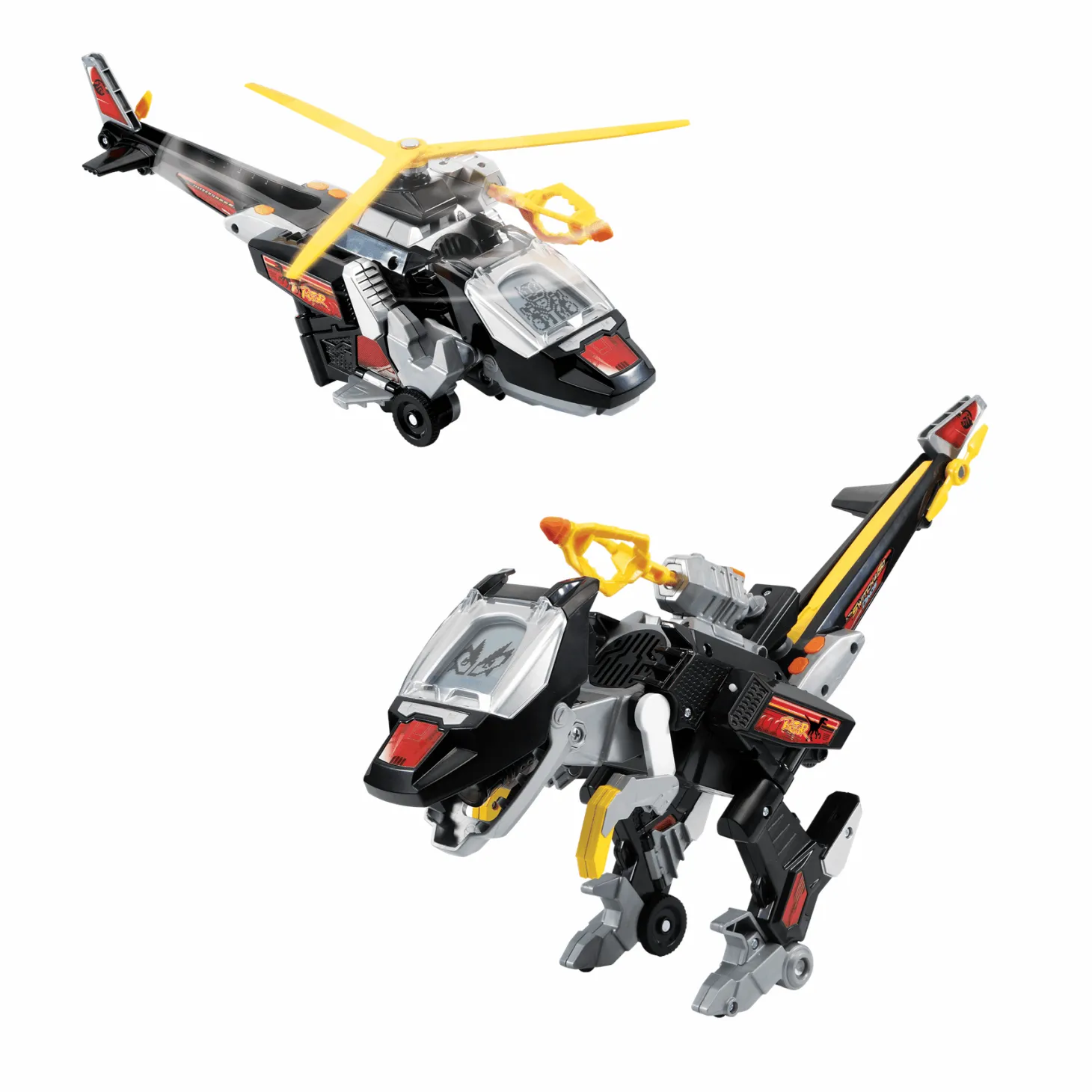 Switch & Go Dinos Black El velocirráptor