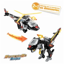 Switch & Go Dinos Black El velocirráptor