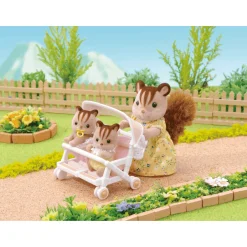 Sylvanian Families Carrito Doble De Bebes
