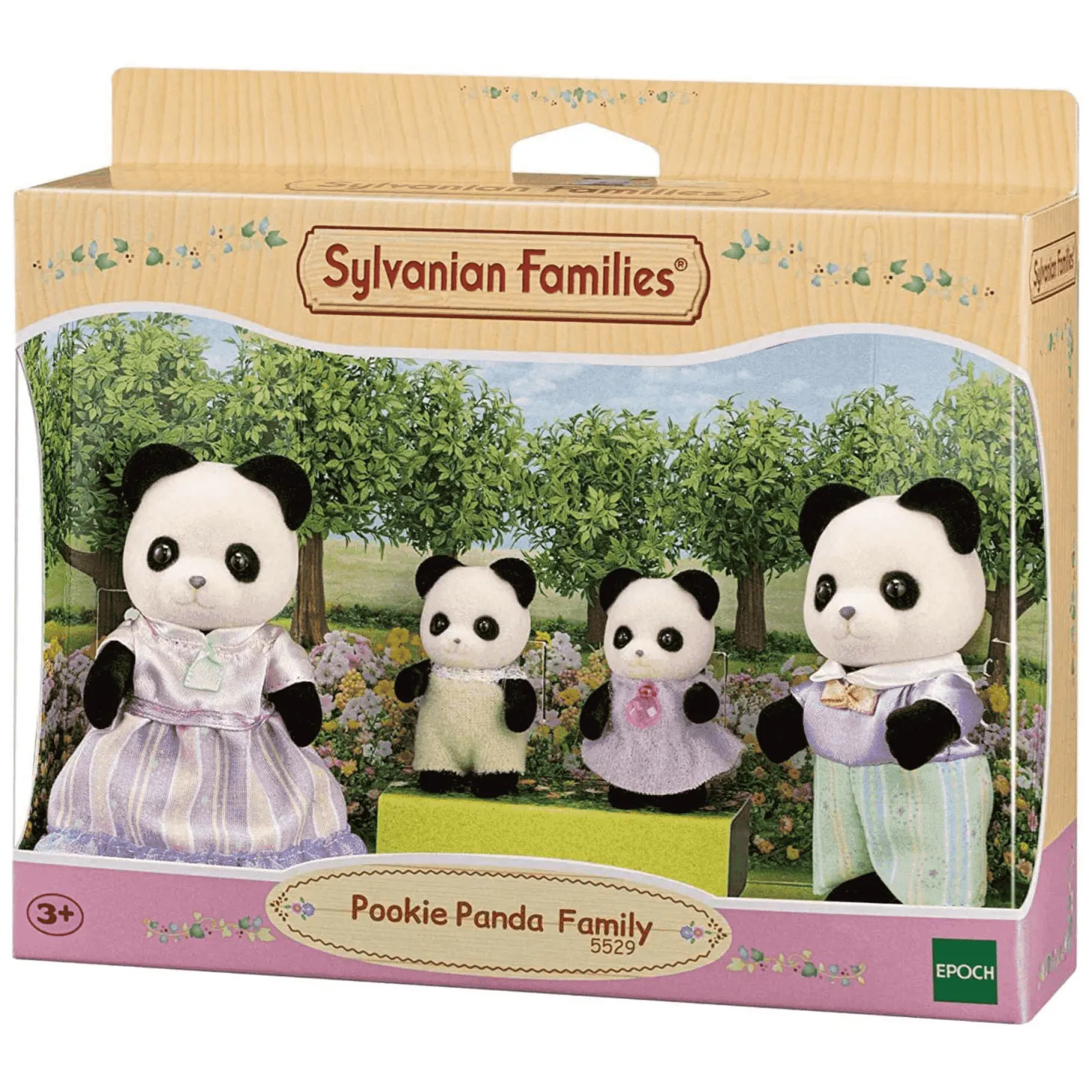 Sylvanian Families Familia Panda Pookie