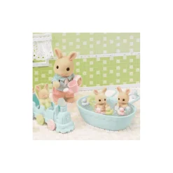 Sylvanian Families La Hora Del Baño De Los Trillizos
