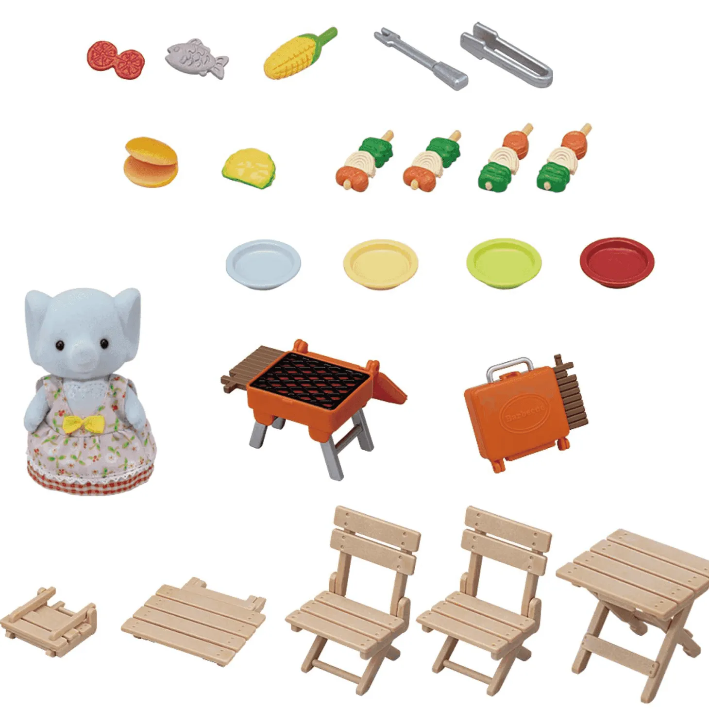Sylvanian Families Set Barbacoa De Miriam Elefante
