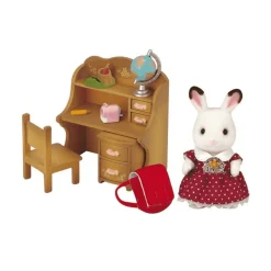 Sylvanian Families Set de Escritorio Freya Conejo Chocolate
