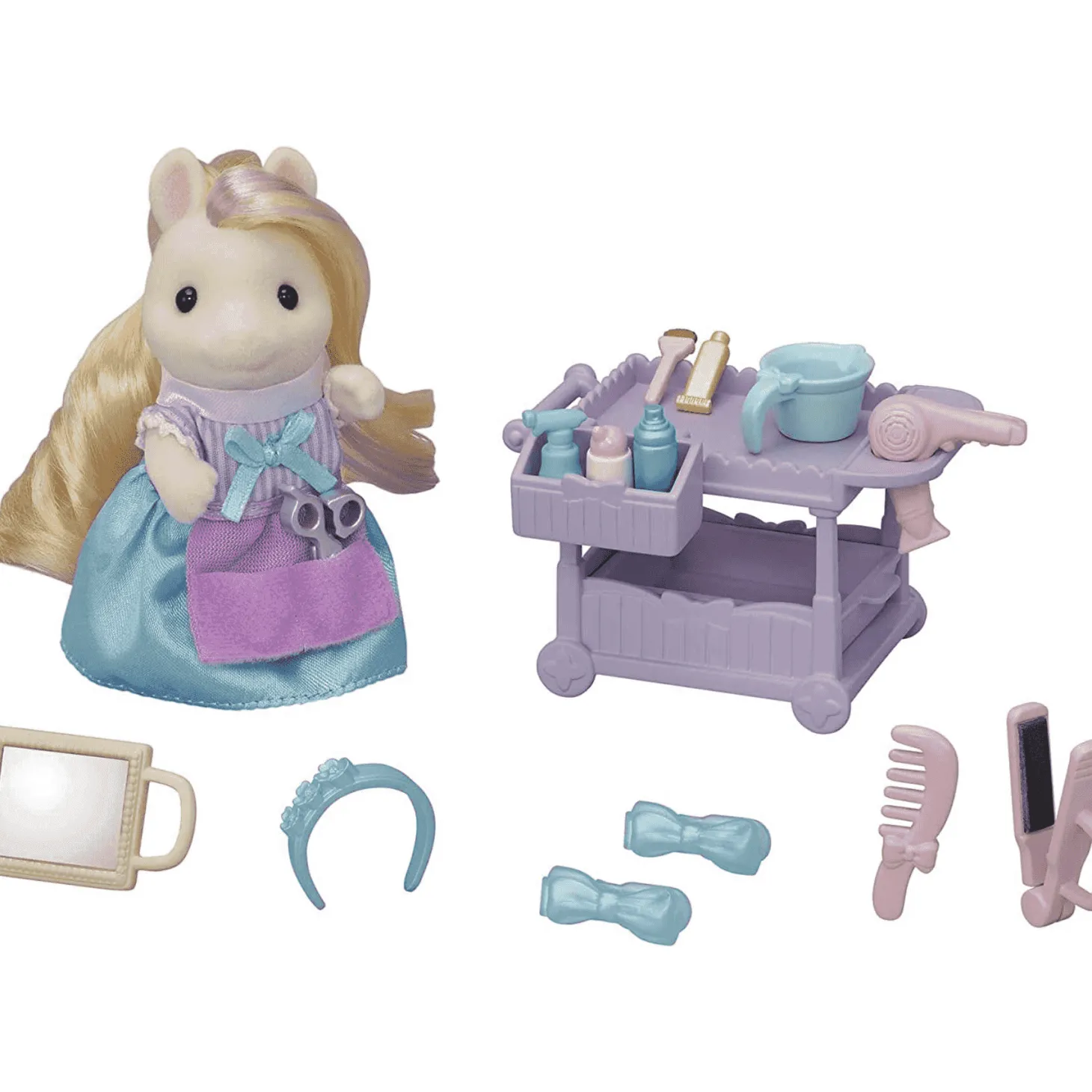 Sylvanian Families Set Estilista Pony Serafina