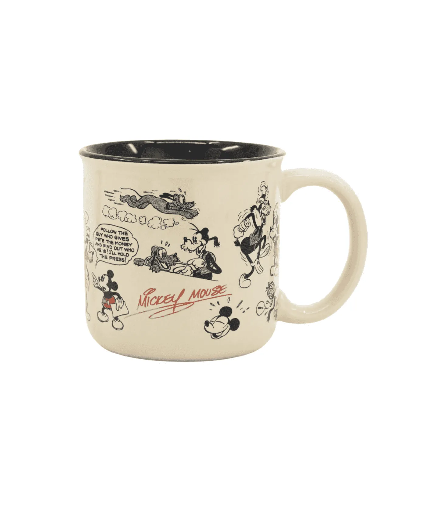 Taza Cerámica Desayuno Mickey Mouse Vintage – 400 ml