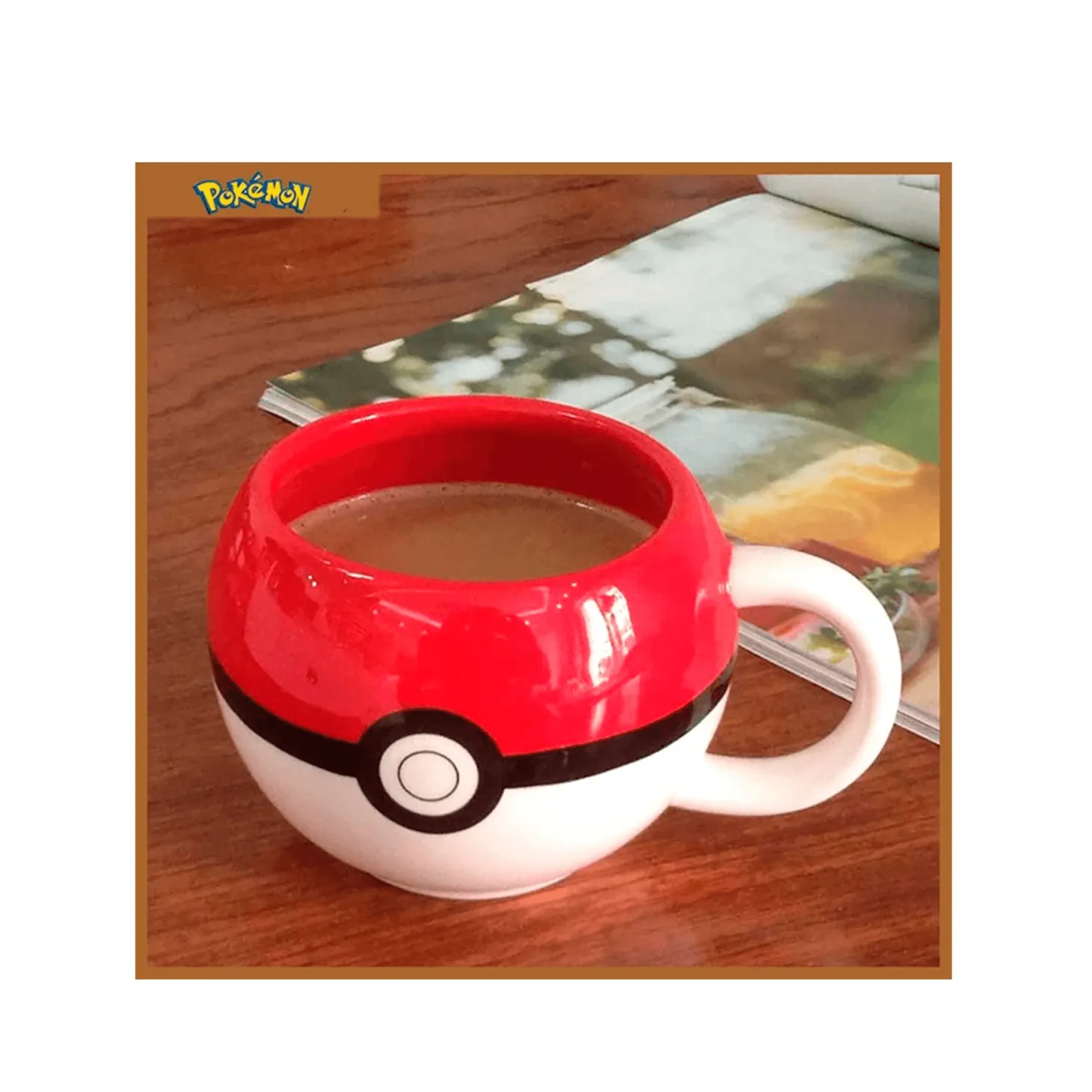 Taza 3D Pokemon Pokeball 290 ml