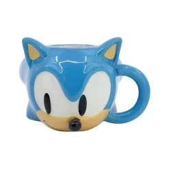 Taza 3D Cabeza de Sonic The Hedgehog 385 ml
