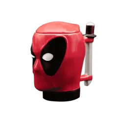 Taza 3D Cabeza Deadpool Marvel Cerámica 350 mls