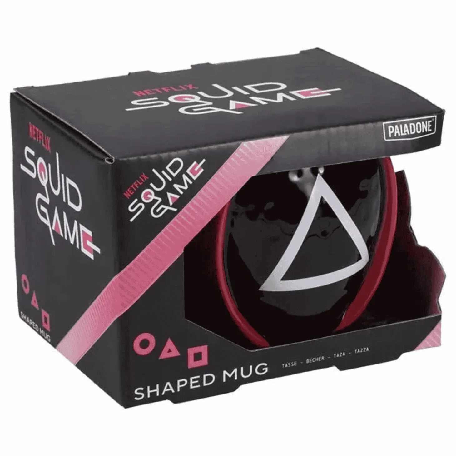 Taza 3D Guardia Triángulo El Juego del Calamar – 500 ml