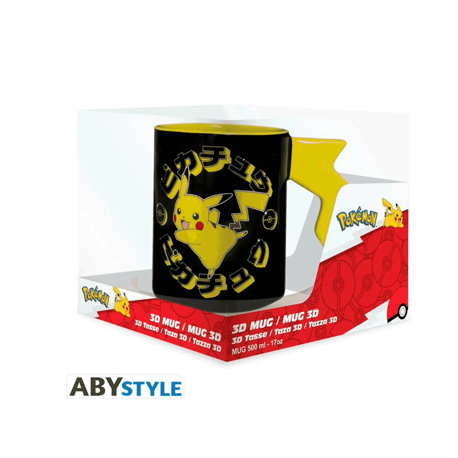 Taza 3D Pokémon Asa de Rayo de Pikachu