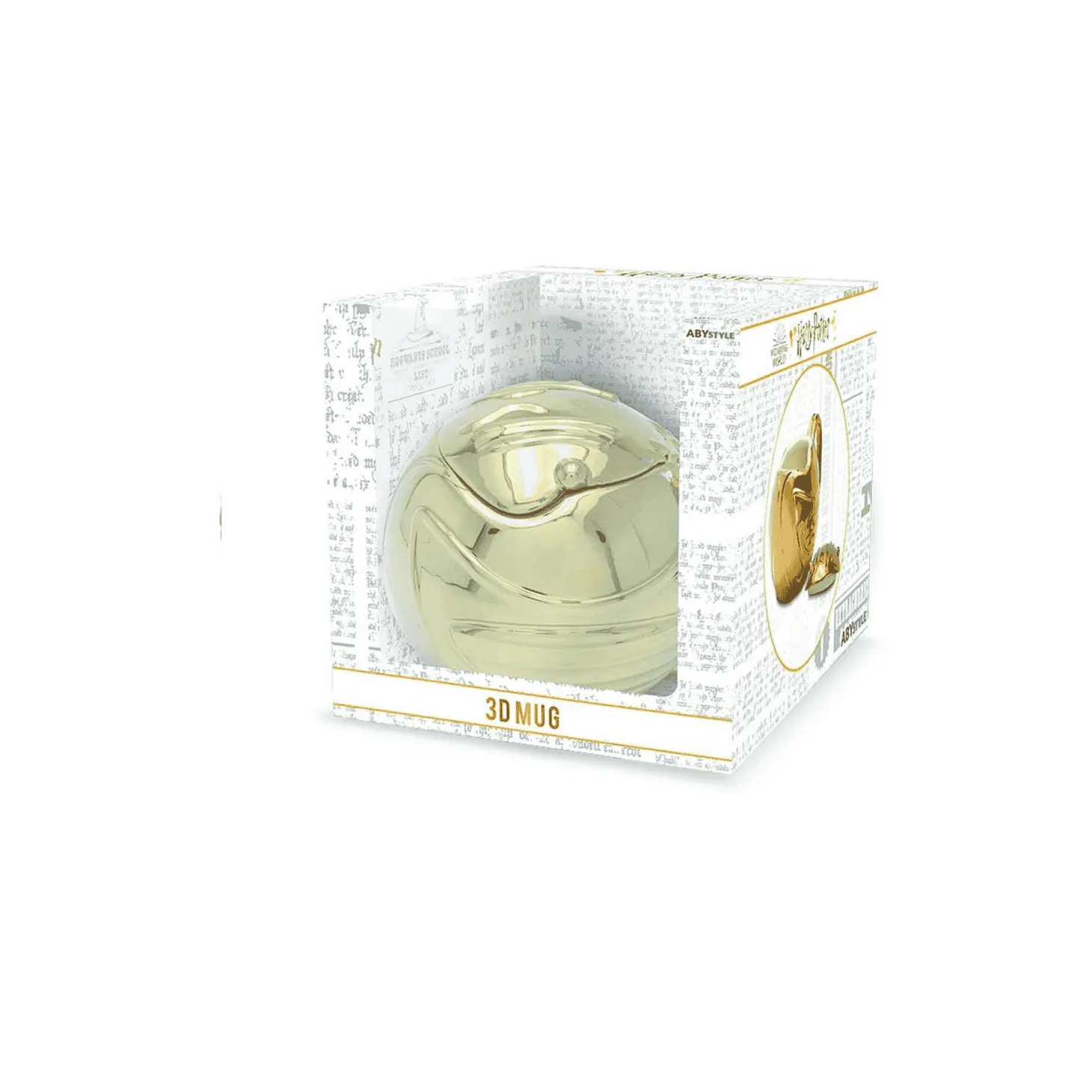 Taza 3D Snitch Dorada Harry Potter