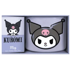 Taza de Cerámica Kuromi con Relieve – 400ml Paladone