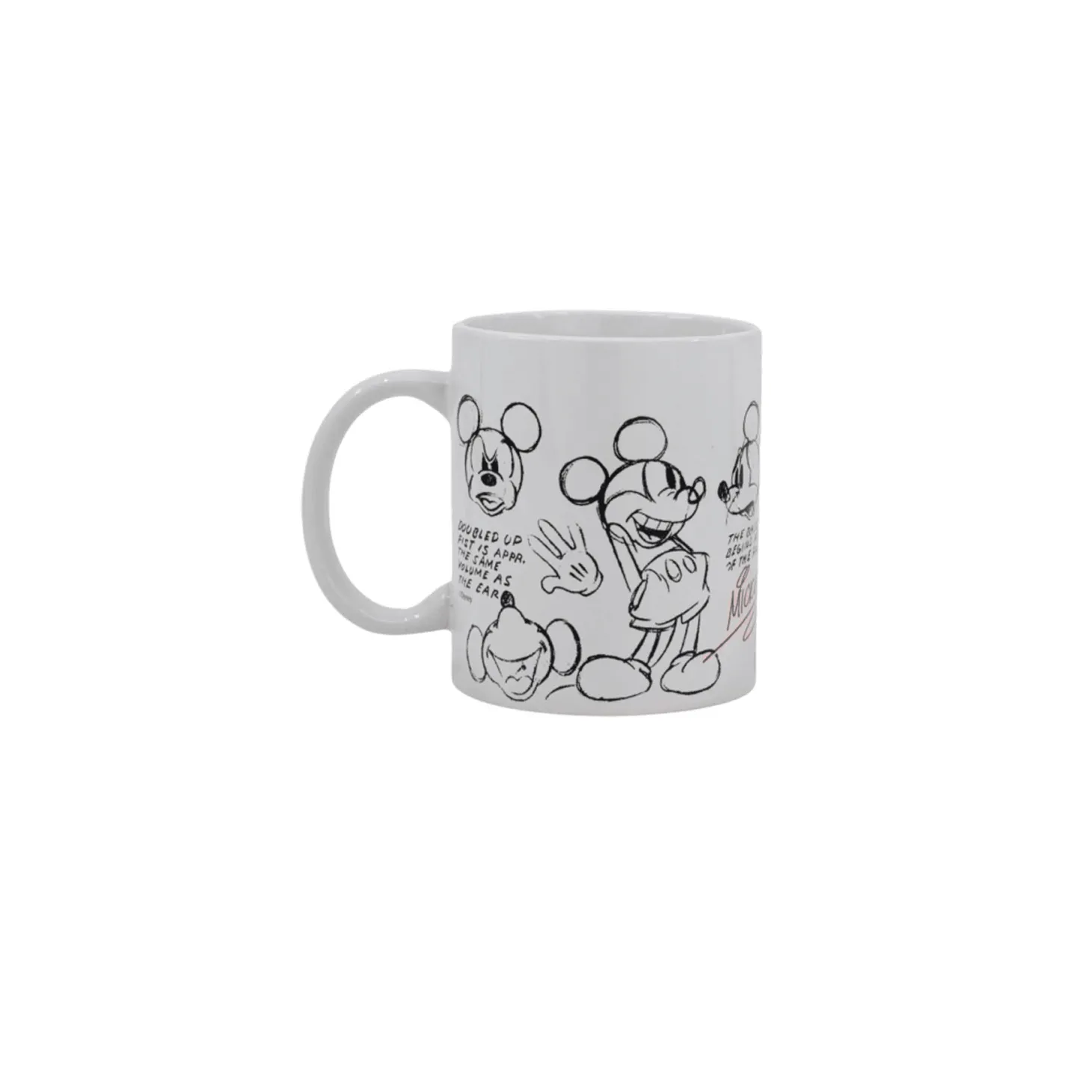 Taza de Cerámica Mickey Mouse Garabatos 325ml