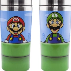 Taza de viaje Super Mario Tubería Mario o Luigi