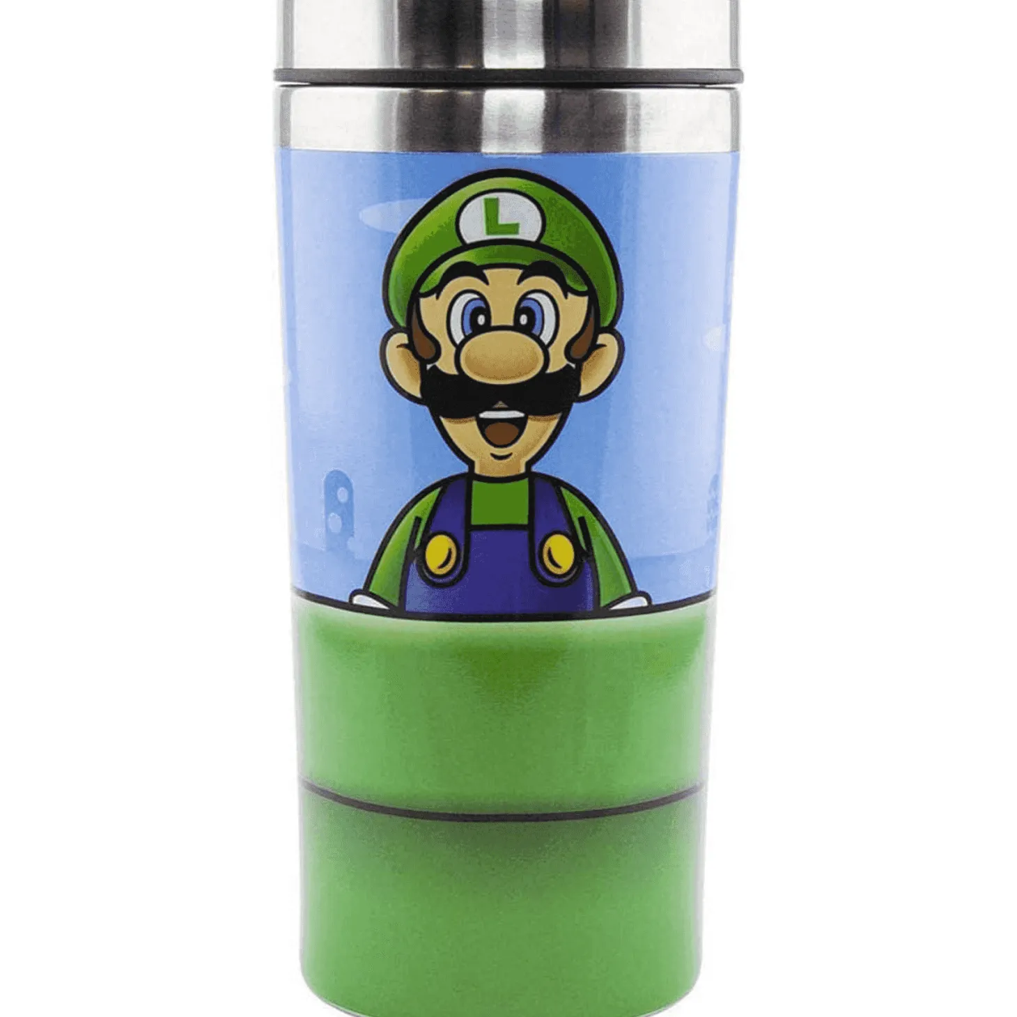 Taza de viaje Super Mario Tubería Mario o Luigi