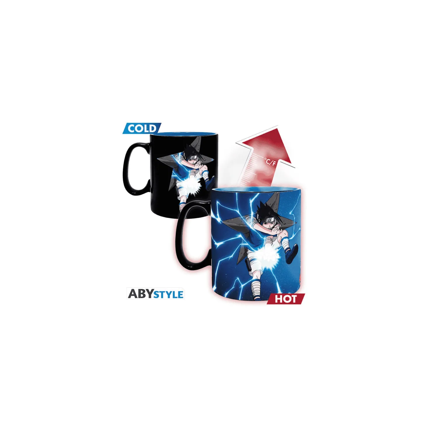 Taza mágica Naruto & Sasuke 460 ml