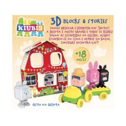 The Kiubis 6 Personajes y Tractor Fiesta en la Granja