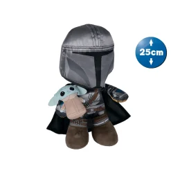 The Mandalorian con Baby Yoda 25 cm
