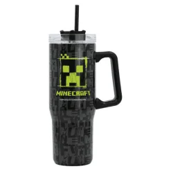 Thermo XL Minecraft – 940 ml Rambler (Acero Inoxidable)