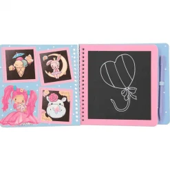 TOP Model Libro Princess Mimi Mini Magic Scratch Book