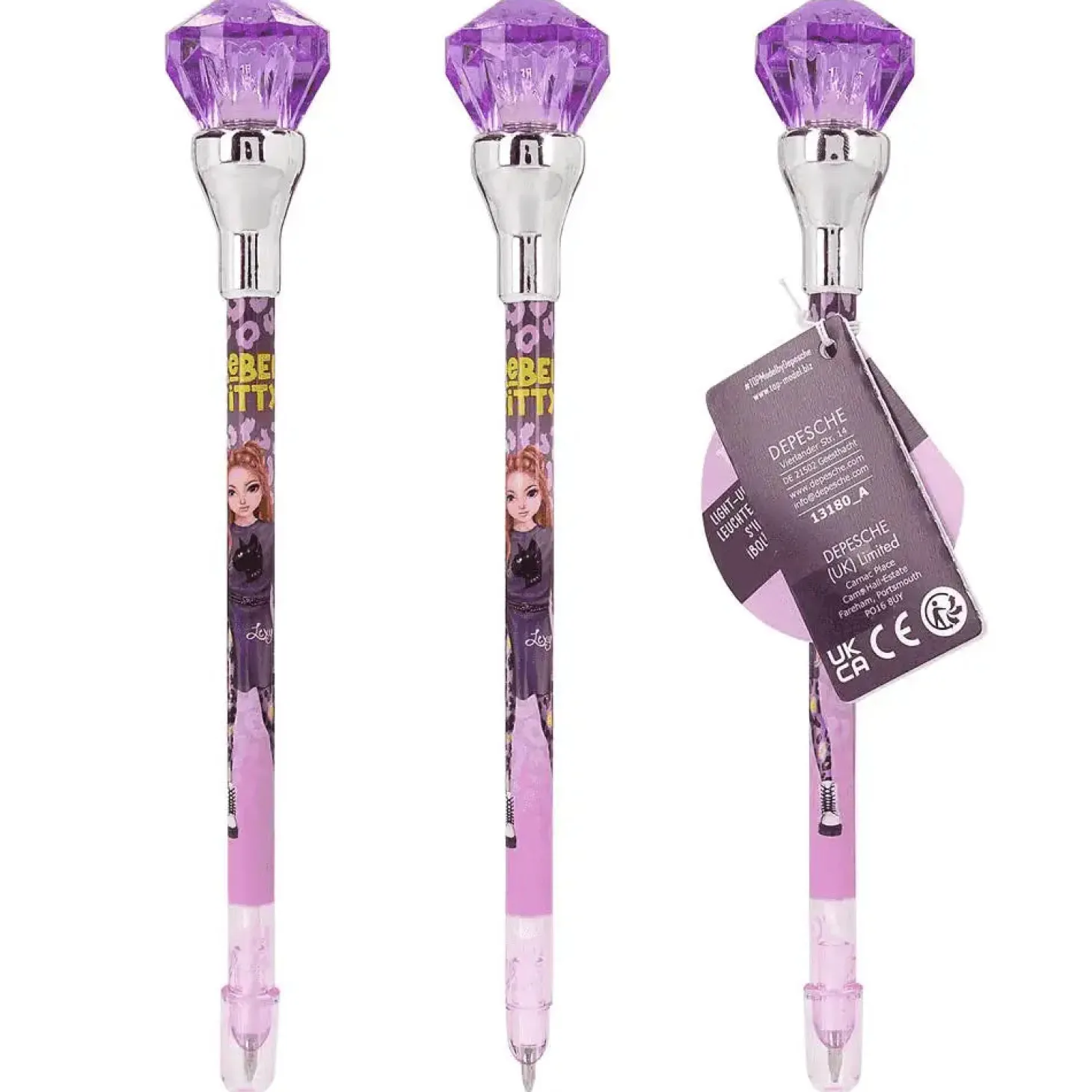 TOPModel bolígrafo con luz rebel kitty