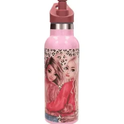 TOPModel Botella de Acero LEOHEART – 500 ml de Estilo Animal Print