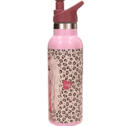 TOPModel Botella de Acero LEOHEART – 500 ml de Estilo Animal Print
