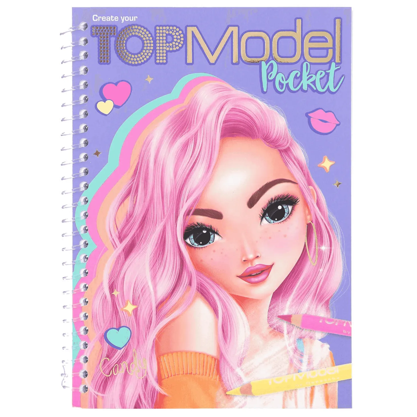 TOPModel Cuaderno Colorear