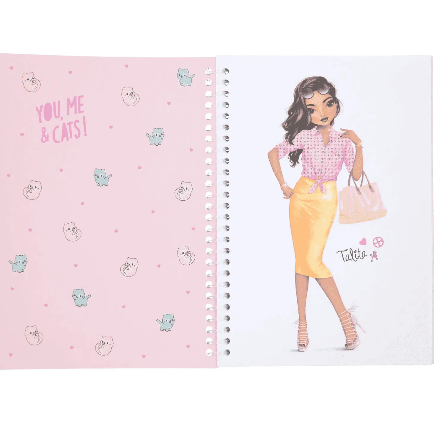 TOPModel Cuaderno Colorear Figurines con sus Mascotas