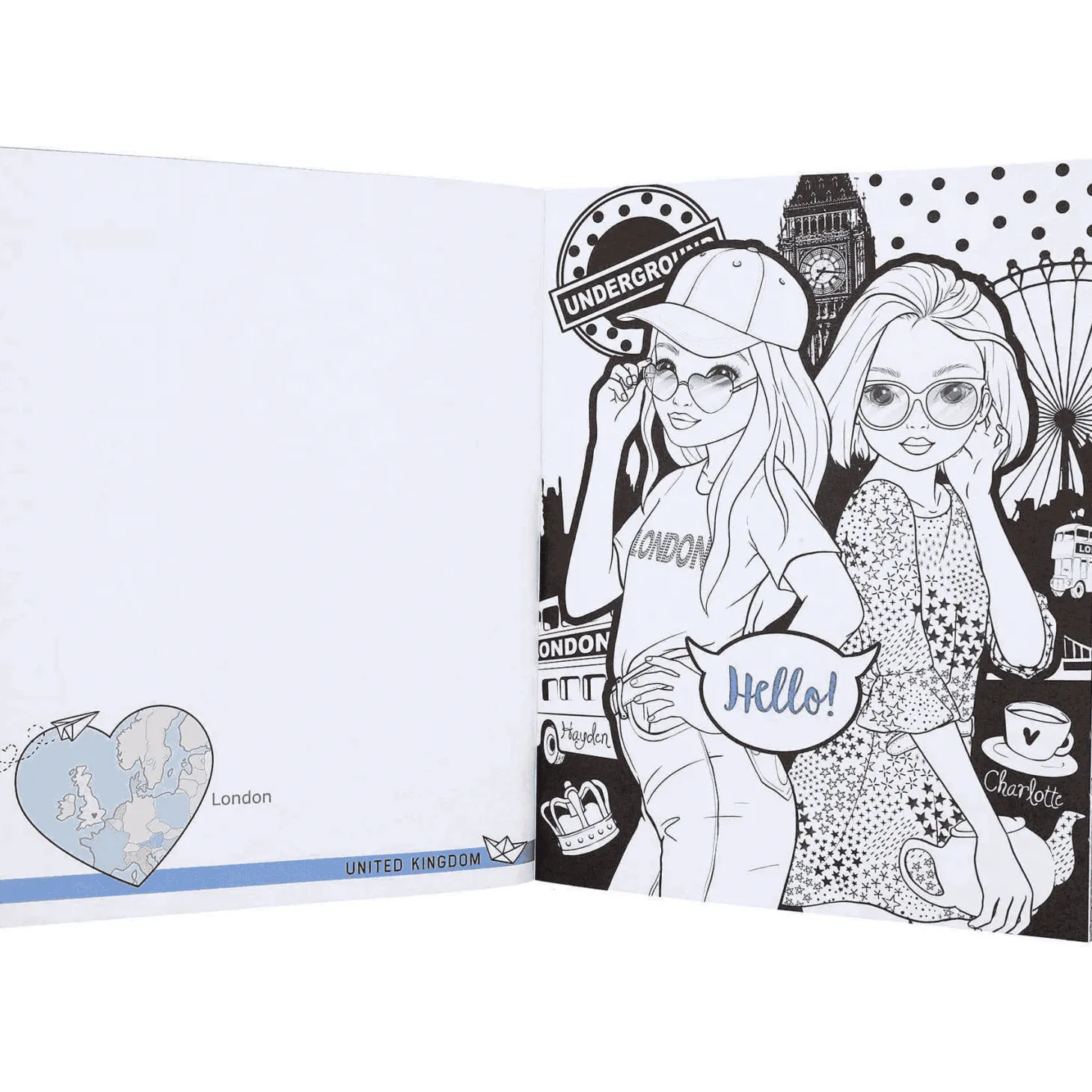 TOPModel Cuaderno Dibujar y Colorear