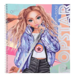 TOPModel Cuaderno Popstar Para Colorear