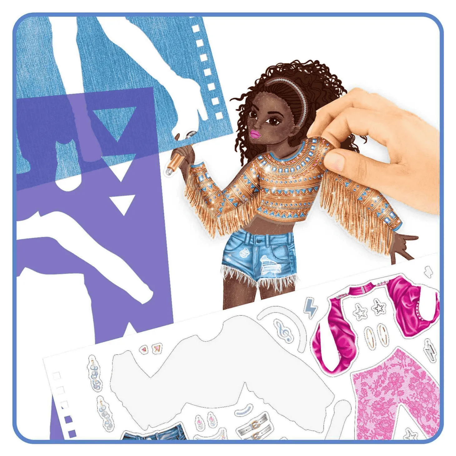 TOPModel Cuaderno Popstar Para Colorear