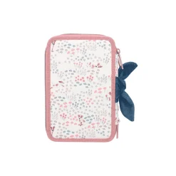 TOPModel estuche triple VELO FLEUR