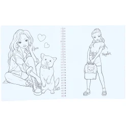 TOPModel Libro Colorear Perrito Corgi