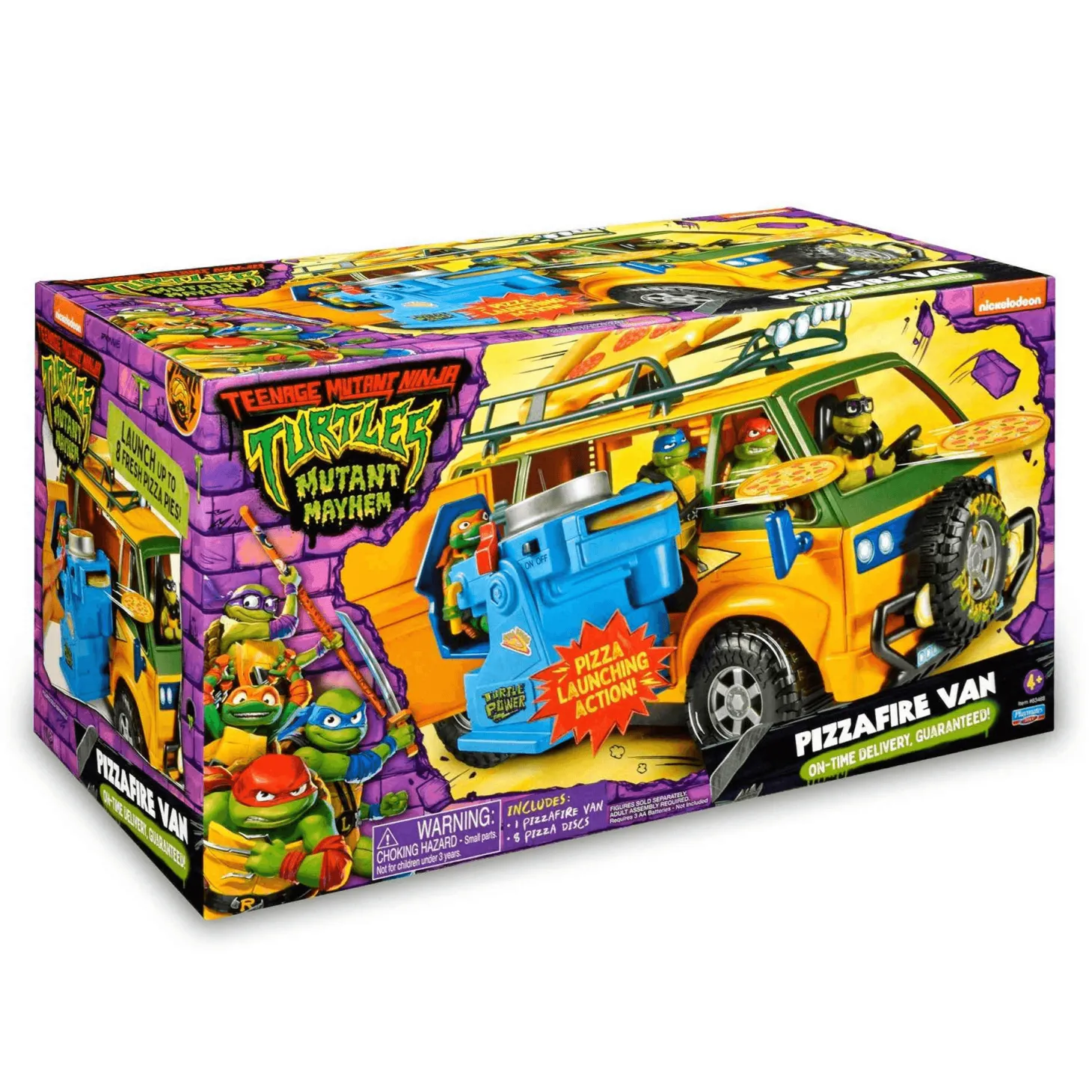 Tortugas Ninja Pizza Van Vehículo Ninja Turtles Caos Mutante