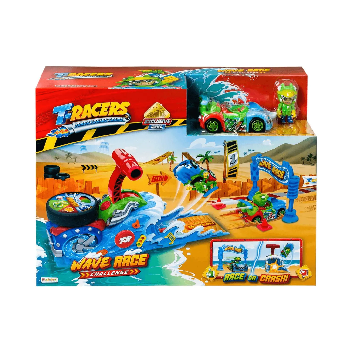 T-Racers Playset Wave Race